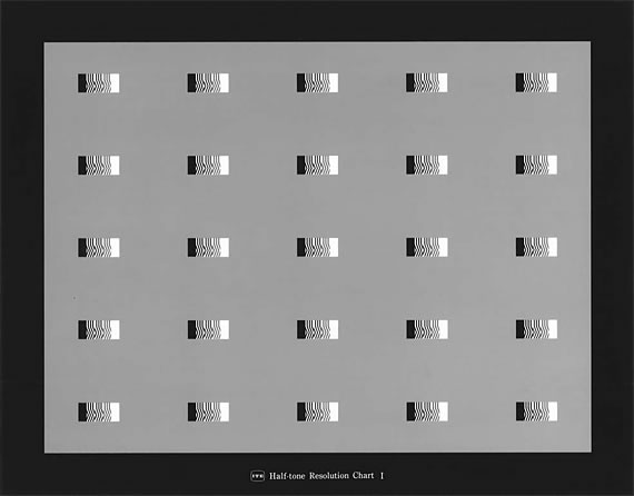 半色調分辨率測試圖卡I型