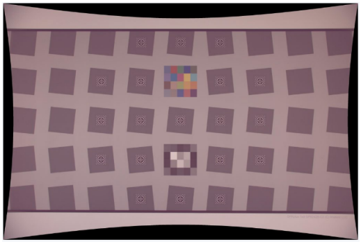 分辨率測(cè)試卡失真實(shí)例