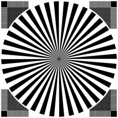 分辨率測試卡帶網(wǎng)格西門子之星