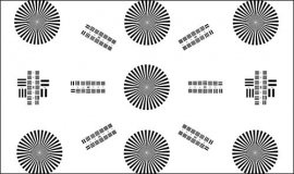 攝像機(jī)分辨率測試圖卡